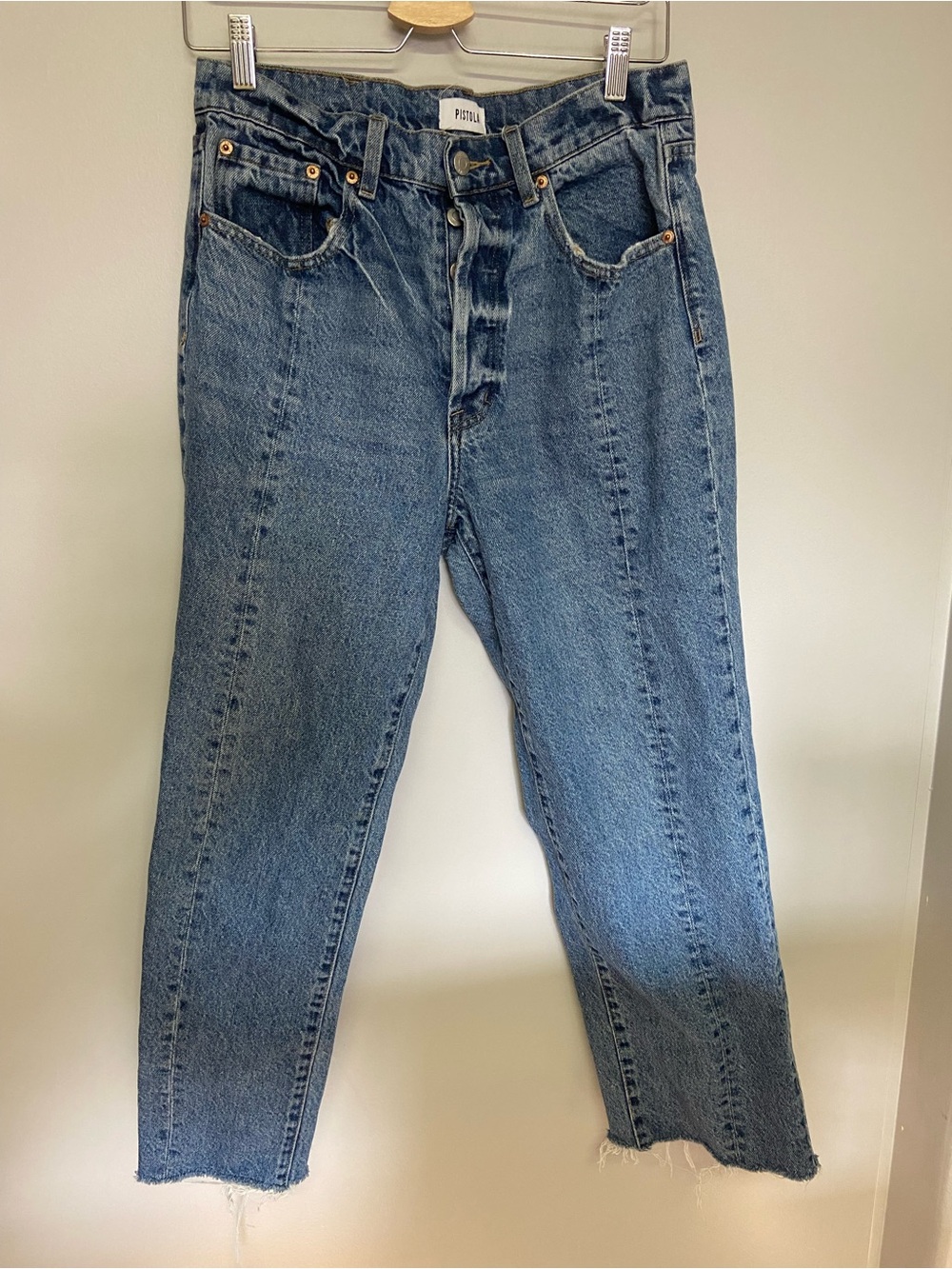 Pistola 90’s High Rise Jean | 30 | Medium Wash - Picture 2 of 6